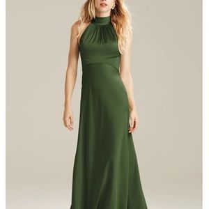 Olive green dress